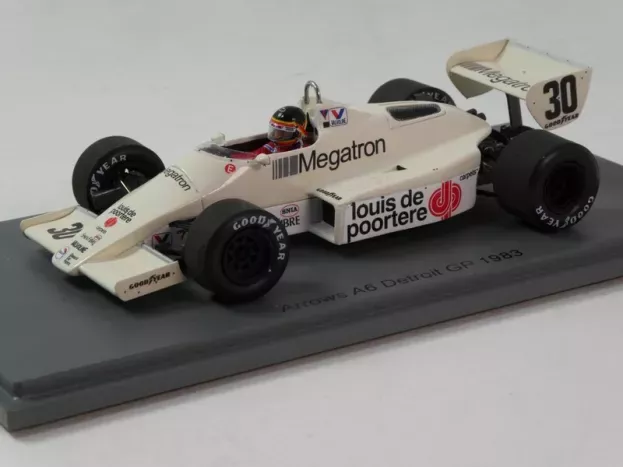 Spark Arrows F1 A6 N 30 Detroit Gp 1983 Thierry Boutsen 1:43 S5788