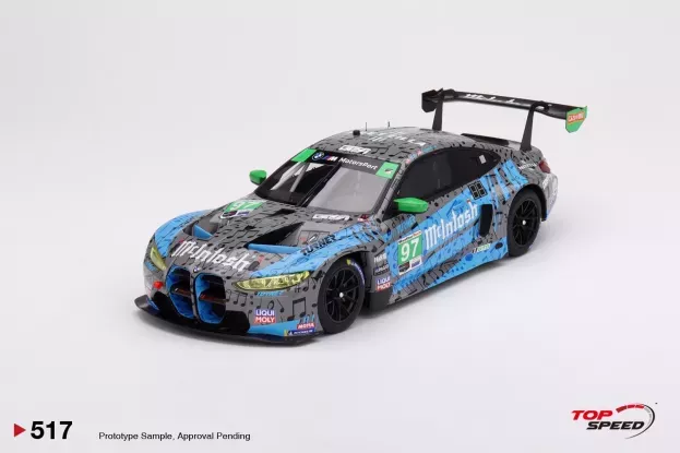Truescale Bmw 4-series M4 Gt3 Team Turner Motorsport N 97 2nd Imsa Gtd Class Laguna Seca 2023 B.auberlen J.edwards B.spengler C.hull 1:18 TS0517