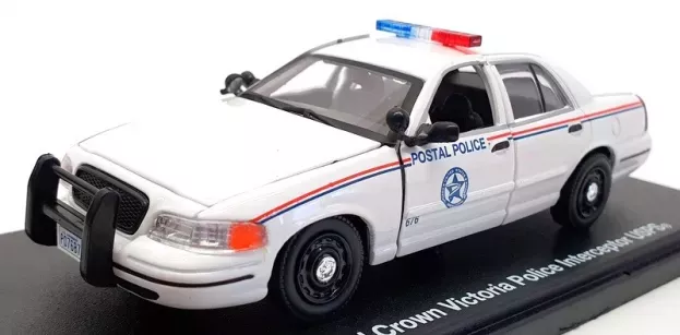 Greenlight Ford Crown Victoria Police Interceptor United States Postal Service 2010 1:43 86523