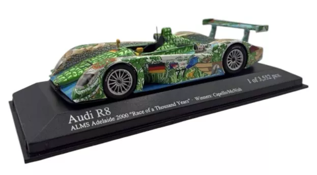 Minichamps Audi R8 N 77 Winner Alms Adelaide 2000 Capello Mcnish 1:43 430000977