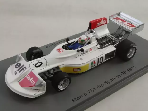 Spark March F1 751 N 10 Spain Gp 1975 Lella Lombardi 1:43 S5376