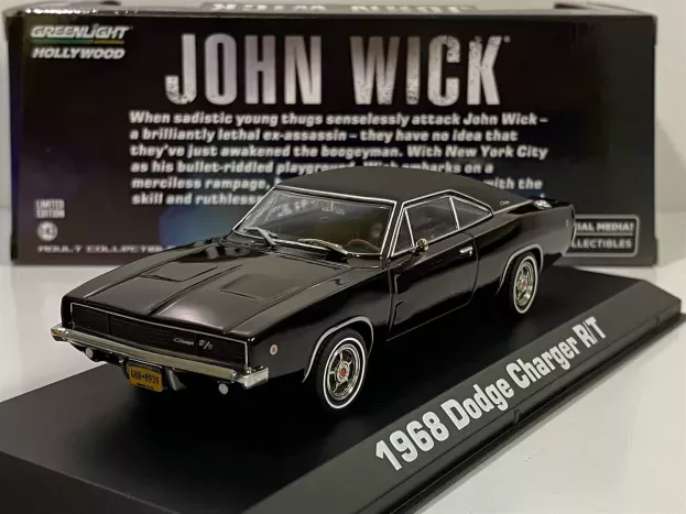 Greenlight Dodge Charger R t Coupe 1968 John Wick Movie 2014 1:43 86608