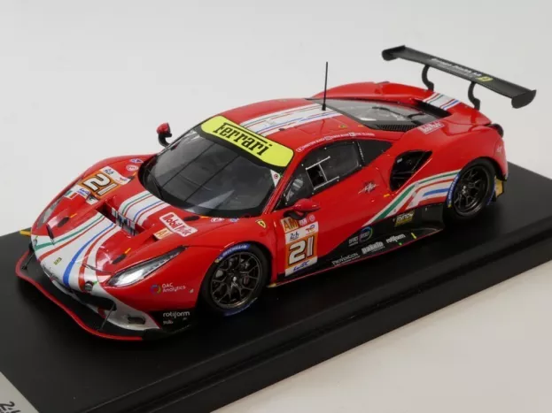 Looksmart Ferrari 488 Gte Evo 3.9l Turbo V8 Team Af Corse N 21 24h Le Mans 2022 S.mann C.ulrich T.vilander 1:43 LSLM142