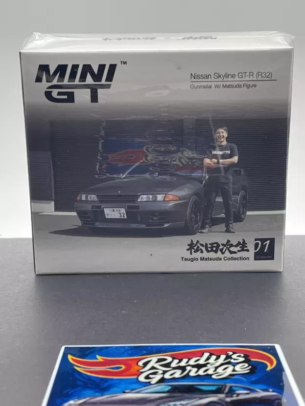 Mini GT Nissan Skyline Gt-r r32 Nismo Rhd 1992 With Tsugio Matsuda Figures 1:64 MGT00869-R