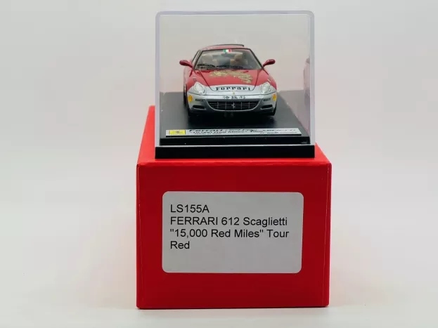 Looksmart Ferrari 612 Scaglietti 15 000 Red Miles Tour 1:43 LS155A