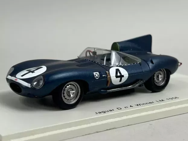 Spark Jaguar D-type 3.4l S6 Team Ecurie Ecosse N 4 Winner 24h Le Mans 1956 N.sanderson R.flockhart 1:43 43LM56