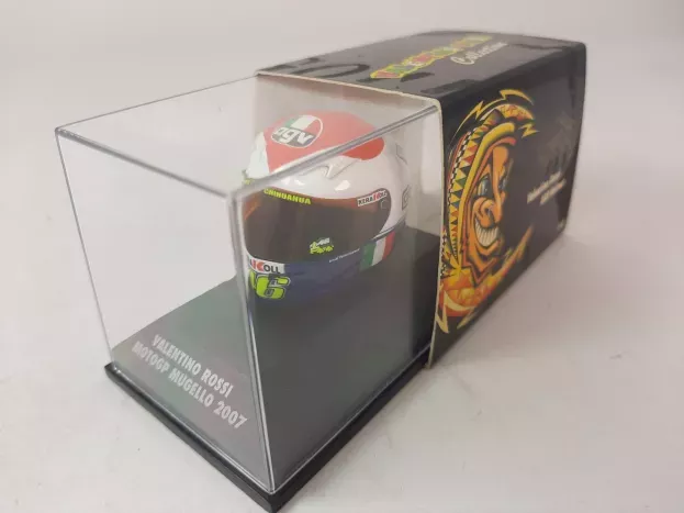 Minichamps Agv Casco Agv Valentino Rossi Motogp Mugello 2007 1:8 397070076