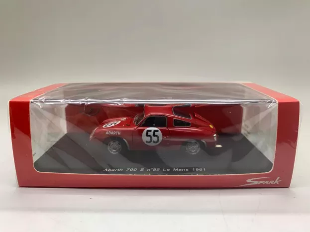Spark Fiat Abarth 700s N 55 24h Le Mans 1961 Condriller Foitek 1:43 S1334