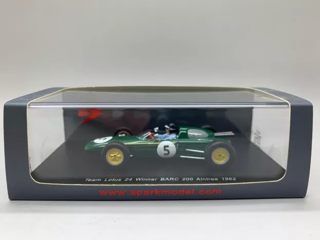 Spark Lotus F1 Team Lotus N 5 Winner Barc 200 Aintree 1962 Jim Clark 1:43 S2137