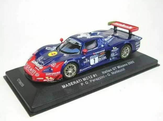 IXO Models Maserati Mc12 N 1 Italian Gt Misano 2005 P.g.perazzini G.matteuzzi 1:43 GTM039