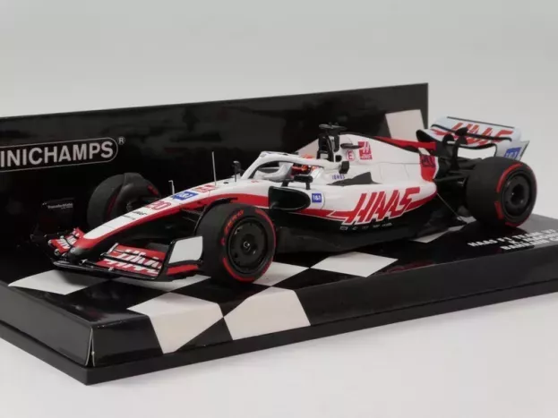 Minichamps Haas F1 Vf-22 Team Haas N 20 5th Bahrain Gp 2022 Kevin Magnussen 1:43 417220120