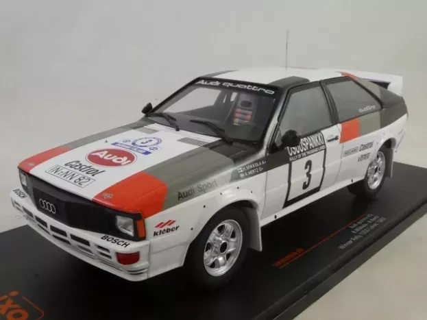 IXO Models Audi Quattro N 3 Rally 1000 Lakes 1982 H.mikkola A.hertz 1:18 18RMC094A.20