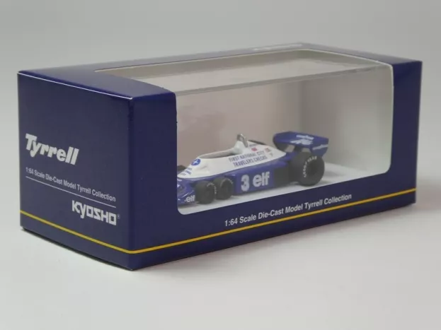 Kyosho Tyrrell F1 P34 2 Elf 6 Wheeler N 3 Season 1977 Ronnie Peterson 1:64 07038B5