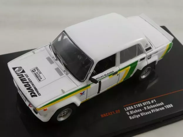 IXO Models Lada 2105 Vfts N 1 Rally Vltava Pribram 1988 V.blahna P.schovanek 1:43 RAC421.22