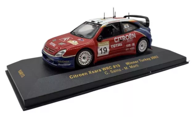 IXO Models Citroen Xsara Wrc N 19 Winner Rally Turkey 2003 C.sainz M.marti 1:43 RAM113