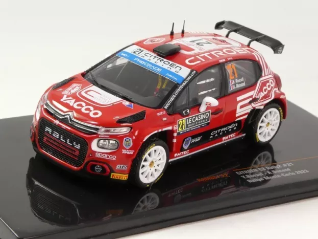 IXO Models Citroen C3 Rally2 N 21 Rally Montecarlo 2023 Y.rossel A.dunand 1:43 RAM887.22