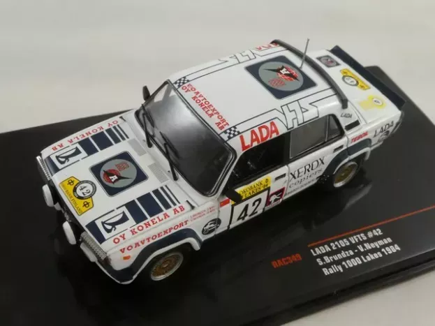IXO Models Lada 2105 Vfts N 42 Rally 1000 Lakes 1984 S.brundza V.neyman 1:43 RAC349