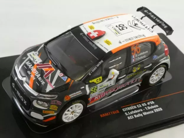 IXO Models Citroen C3 R5 N 56 Rally Aci Monza 2020 S.lefebvre T.dubois 1:43 RAM776LQ