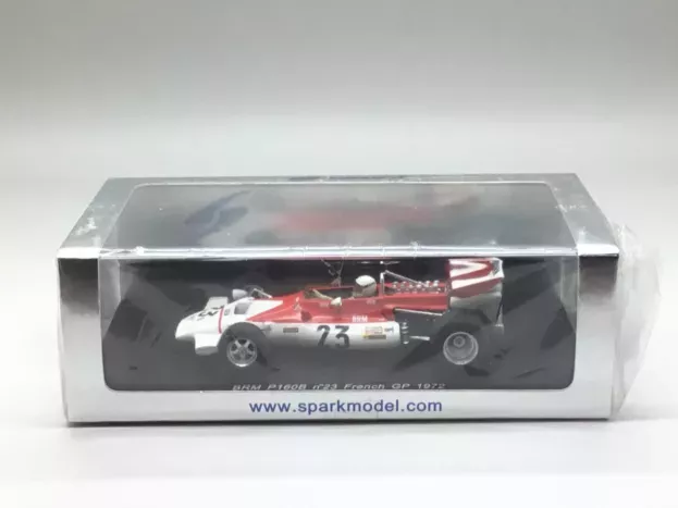 Spark Brm F1 P160b N 23 French Gp 1972 Howden Ganley 1:43 S1854