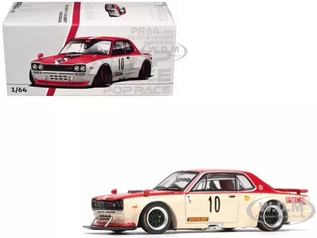 Pop Race Nissan Skyline Gt-r V8 r34 Drift Hakosuka Watanabe 2007 1:64 PR640075