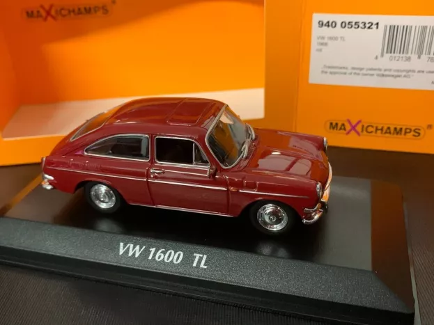 Minichamps Volkswagen 1600tl 1966 1:43 940055321