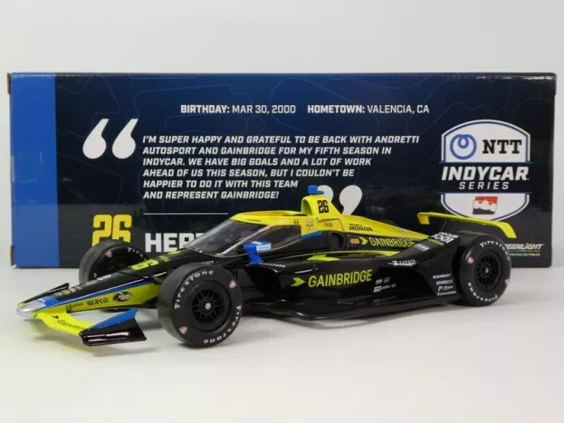 Greenlight Honda Team Andretti Autosport N 26 Indy 500 Indycar Series 2023 Colton Herta 1:18 11183