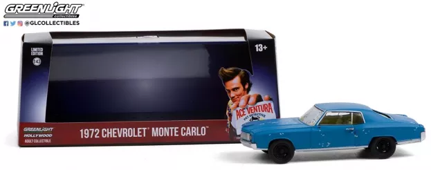Greenlight Chevrolet Monte Carlo 1972 Ace Ventura Pet Detective 1994 1:43 86564