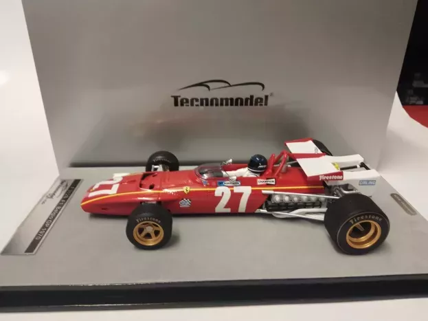 Tecnomodel Ferrari F1 312b N 27 Belgium Gp 1970 Jacky Ickx 1:18 TM18-64C