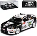 MITSUBISHI LANCER EVO X #0 SAFETY SHERIFF YPRES RALLY 2011 D'HULSTER RAM533 IXO