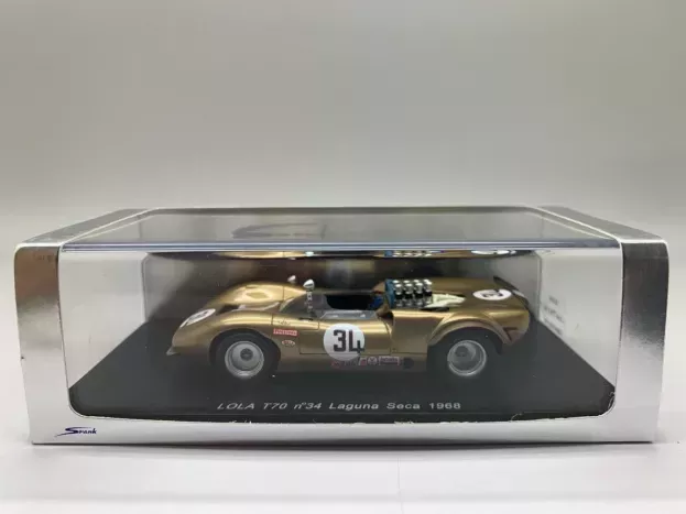 Spark Lola T70 N 34 Laguna Seca 1968 Follmer 1:43 S1140