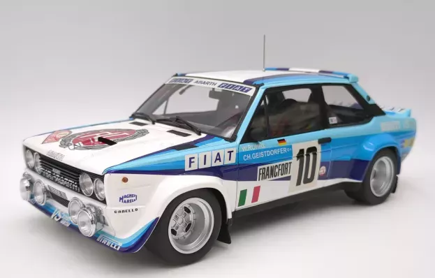 Kyosho Fiat 131 Abarth Team Fiat Italia N 10 Winner Rally Montecarlo 1980 W.rohrl C.geistdorfer 1:18 08373A