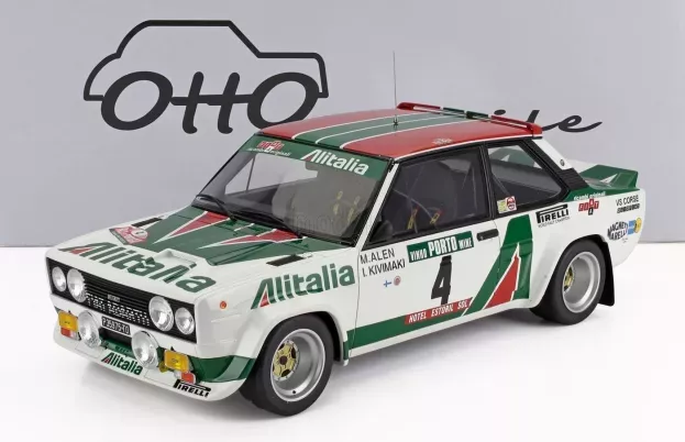 Ottomobile Fiat 131 Abarth Alitalia night Version N 4 Winner Rally Portugal 1978 Markku Alen Ilkka Kivimaki 1:12 G093
