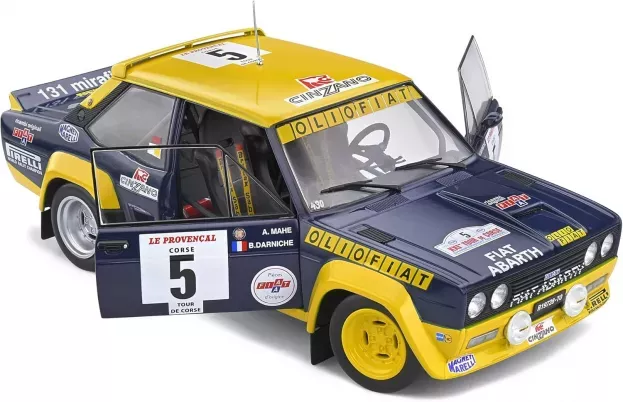 Solido Fiat 131 Abarth N 5 Winner Rally Tour De Corse 1977 B.darniche A.mahe 1:18 1806003
