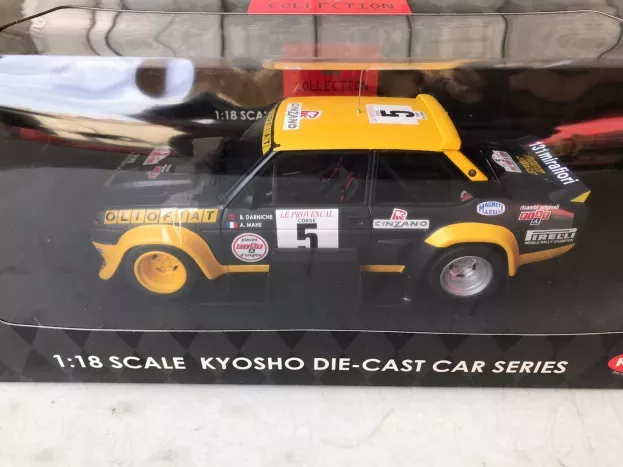 Kyosho Fiat 131 Abarth N 5 Winner Rally Tour De Corse 1977 B.darniche A.mahe 1:18 08372A