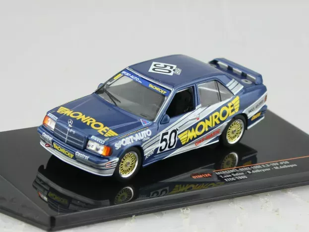 IXO Models Mercedes 190e 2.3 16v Team Monroe N 50 Etcc 1986 T.van Dalen B.de Dryver M.de Deyne 1:43 GTM124