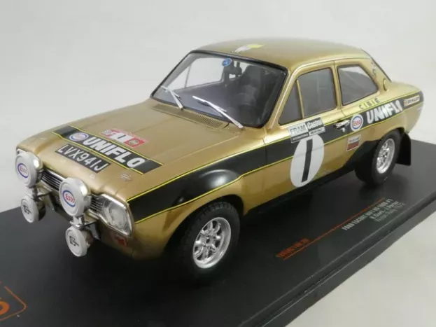 IXO Models Ford Escort Mki Rs 1600 night Version N 1 Rally Welsh 1972 J.porter R.clark 1:18 18RMC100.20