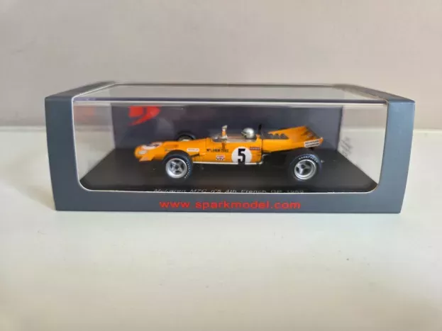 Spark Mclaren F1 M7c N 5 4th French Gp 1969 Bruce Mclaren 1:43 S3132