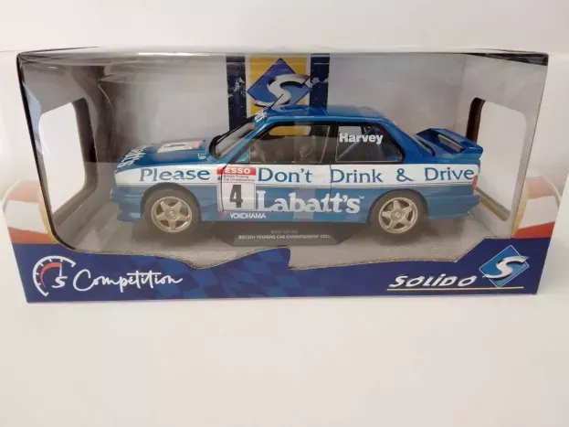 Solido Bmw 3-series M3 E30 Team Labatt's N 4 Season Btcc 1991 T.harvey 1:18 1801512