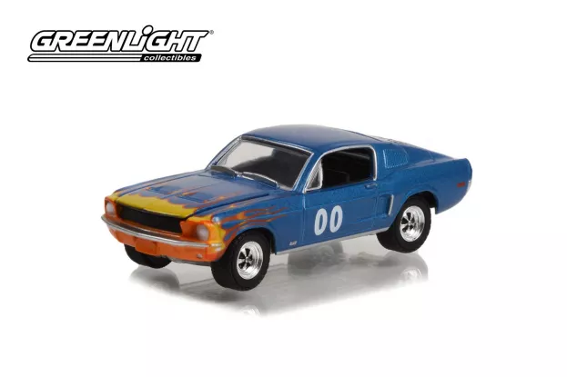Greenlight Ford Mustang Gt Coupe N 00 Racing 1968 1:64 30328