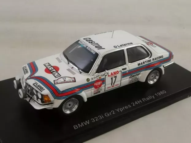 Spark Bmw 3-series 323i Martini N 17 24h Rally Ypres 1980 H.delbar W.lux 1:43 S8510