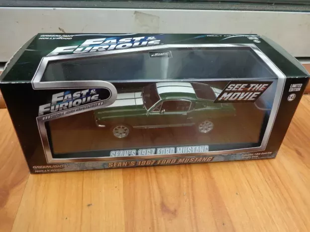 Greenlight Ford Mustang 1967 Sean Boswell Fast & Furious Iii Tokyo Drift 2006 1:43 86211