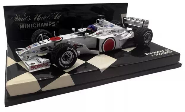 Minichamps Bar F1 02 Honda N 22 Season 2000 J.villeneuve 1:43 430000022