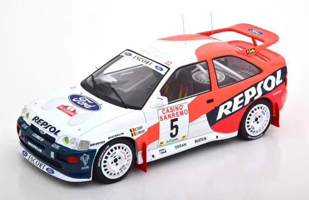IXO Models Ford Escort Rs Cosworth Repsol N 5 Rally Sanremo 1996 B.thiry S.prevot 1:18 18RMC076B.20