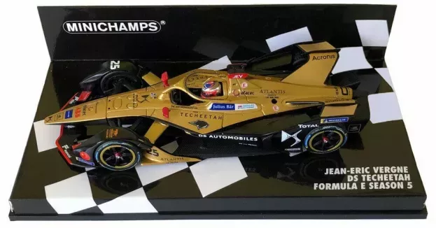 Minichamps Ds Automobiles Formula-e Ds E-tense Fe20 Team Techeetah N 25 Season 2018-2019 J.e.vergne 1:43 414180025