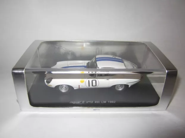 Spark Jaguar E-type 3.8l S6 Coupe Team Briggs Cunningham N 10 4th 24h Le Mans 1962 B.cunningham R.salvadori 1:43 S2101