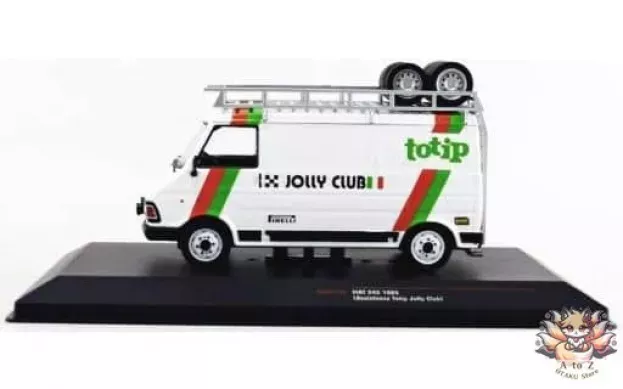 IXO Models Fiat 242 Van Fiat Team Totip Jolly Club Assistance Rally 1985 Lancia 037 1:43 RAC279X