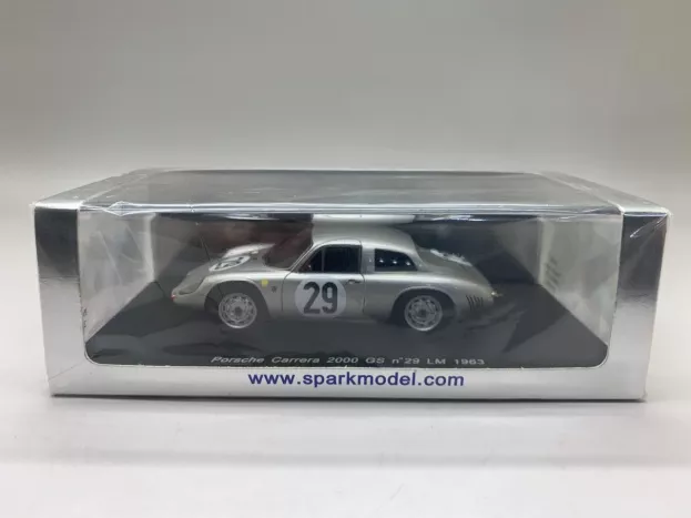 Spark Porsche Carrera 2000 Gs N 29 24h Le Mans 1963 Koch Godin De Beaufort 1:43 S1967