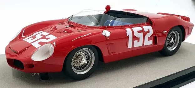 Tecnomodel Ferrari Dino 246sp Spider N 152 Winner Targa Florio 1962 R.rodriguez W.mairesse O.gendebien 1:18 TM18-129C