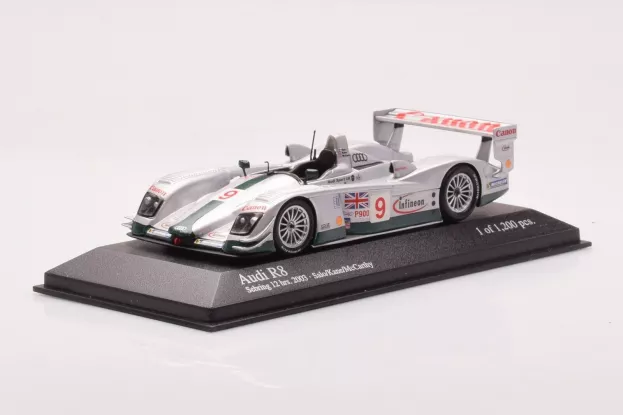 Minichamps Audi R8 Team Uk N 9 12h Sebring 2003 Salo Kane Mccarthy 1:43 400031399