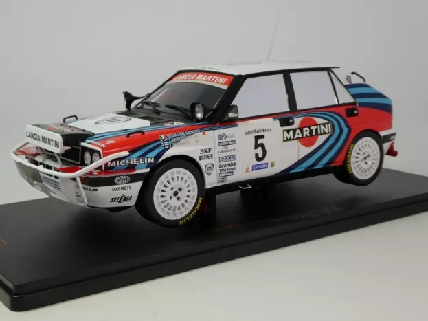 IXO Models Lancia Delta Integrale 16v Martini night Version N 5 2nd Rally Safari 1990 Juha Kankkunen Juha Piironen 1:18 18RMC139C.22
